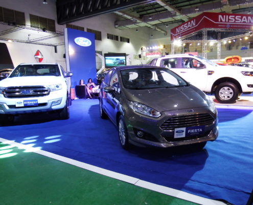 Ford Fiesta on display at the Vientiane International Motor Expo 2017